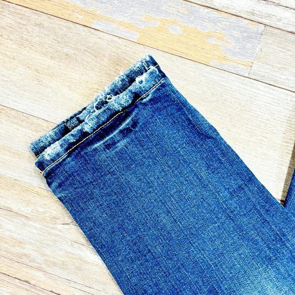 GARAGE Dark blue distressed jeans - Picture 4 of 13
